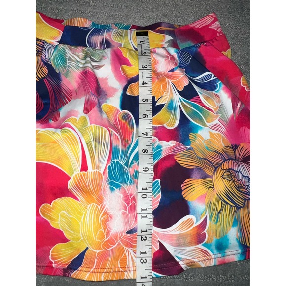 Miraclesuit x Talbots colorful Tropical Tankini botton skort. size 14 - Picture 7 of 7